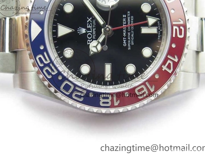 AAA Replica Watches Ceramic GMT-Master II Youthful Best Red 1:1 BLRO MAX Blue 116719 Version VRF 2795 CHS Steel SA3186 Edition 904L 1231